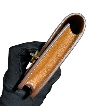 Used HERMÈS Roulis Slim Wallet Gold (37) GHW