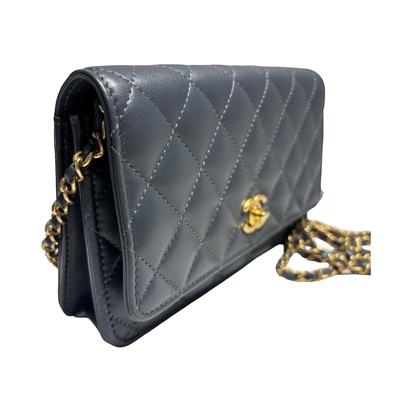 CHANEL GREY WOC [20000310]