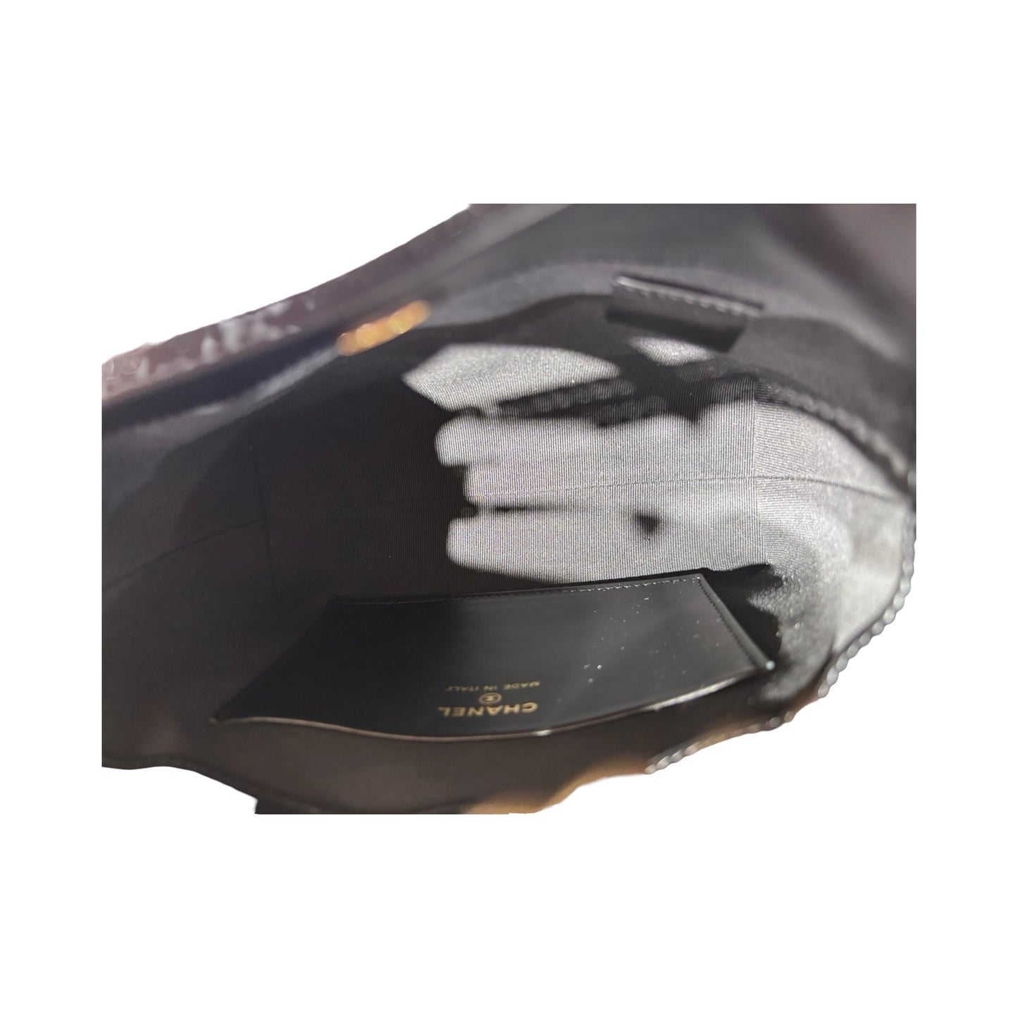 CHANEL 24A HOBO WITH HANDLE BLACK CAVIAR GHW [3000606]