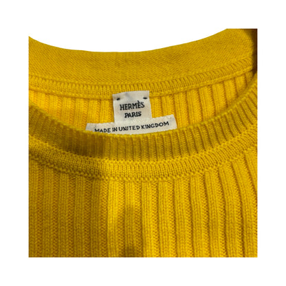 HERMES YELLOW SWEATER VEST [20000270]