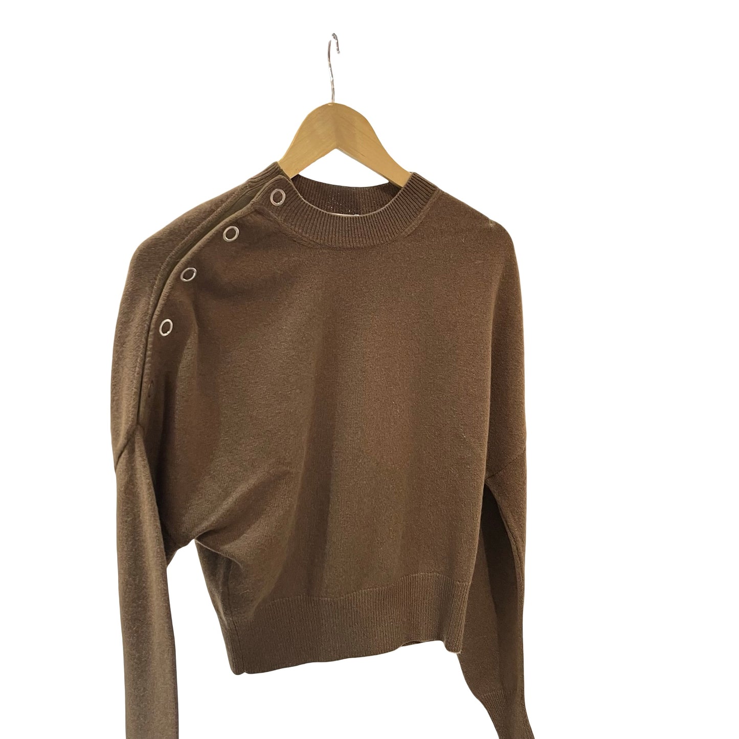 Used CÉLINE Cashmere Wool Sweater Clothes Brown