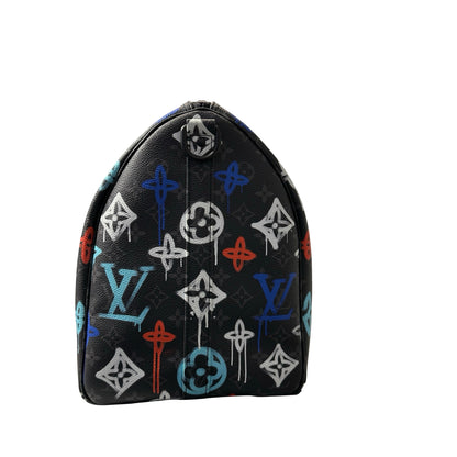 New Louis Vuitton KEEPALL Holdall Multicolour Black
