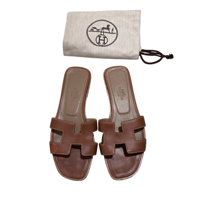 Used HERMÈS Oran Sandals Shoes