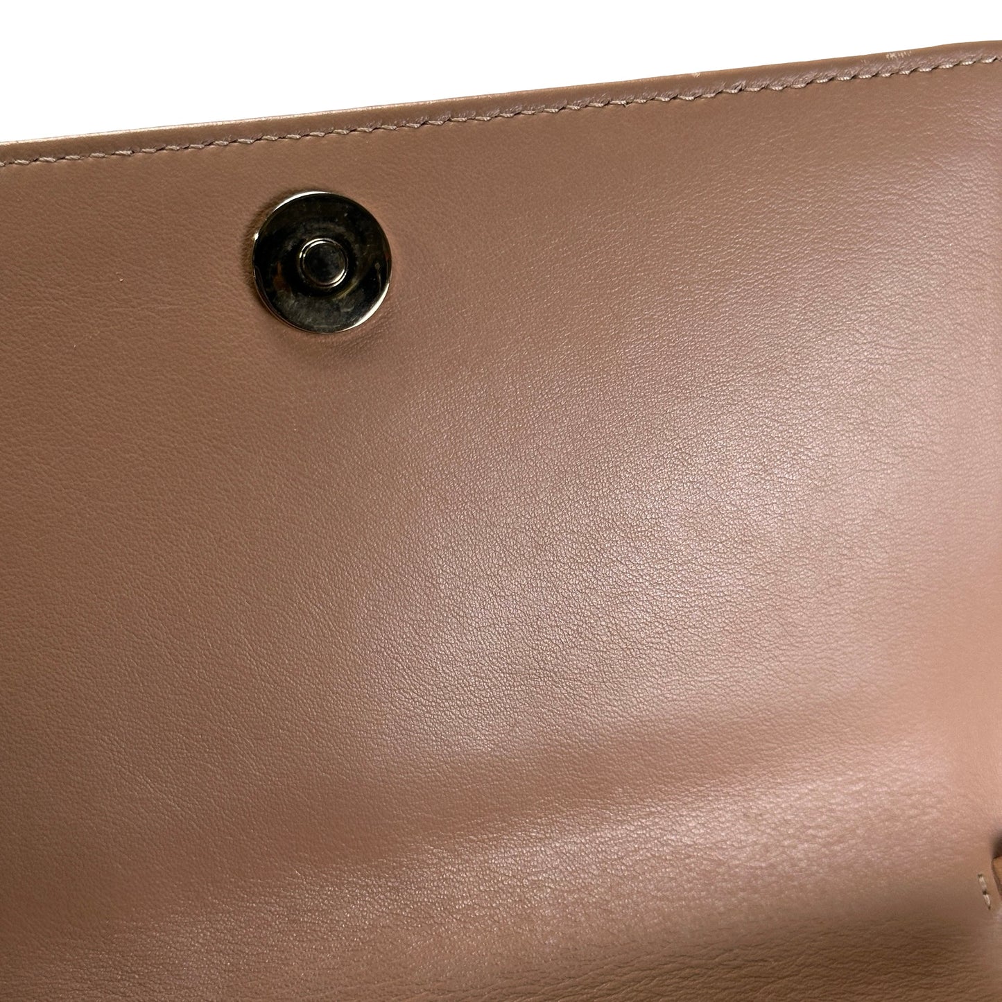 Used DIOR Cannage Patent Leather Cannage Long wallet Beige