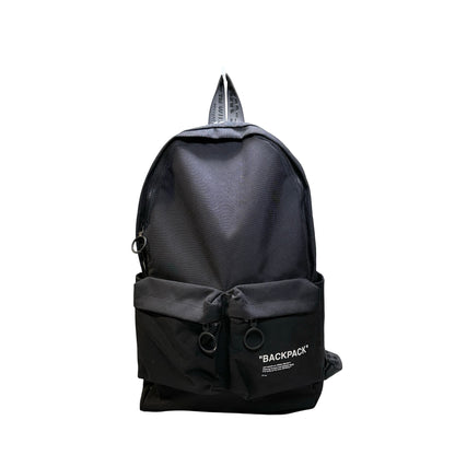 Used OFF WHITE Canvas Backpack Black