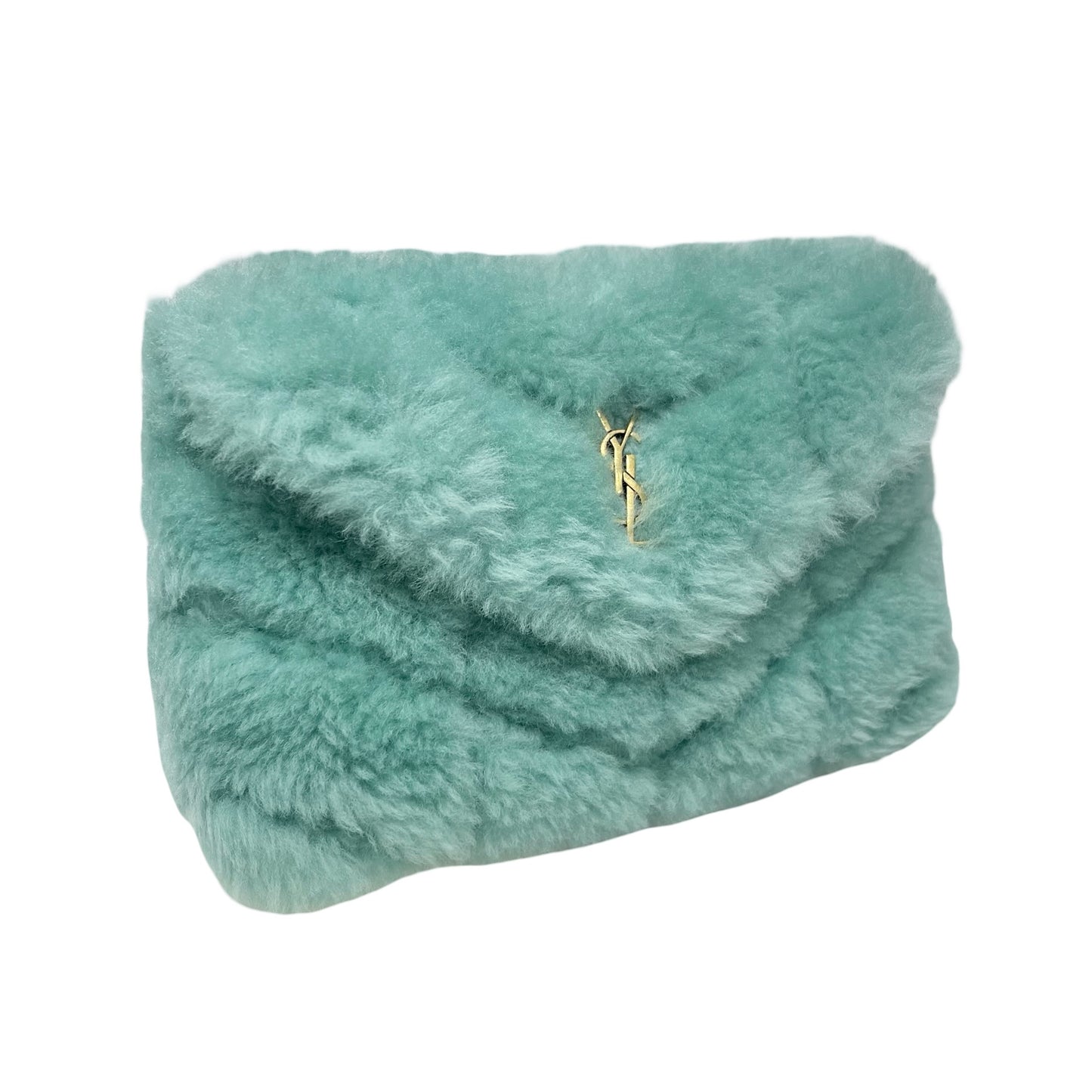 YSL BLUE PUFFY POUCH [3000860]