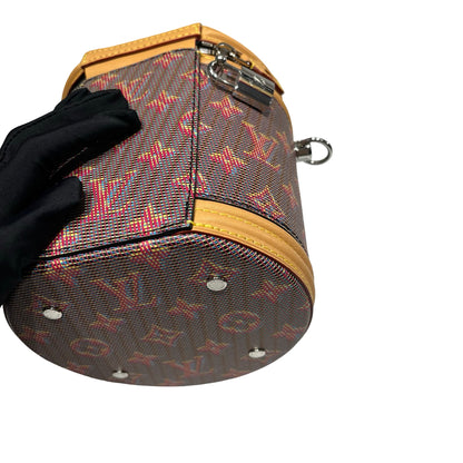 Used LOUIS VUITTON LIMITED EDITION BUCKET Cross Body Bag Brown GHW