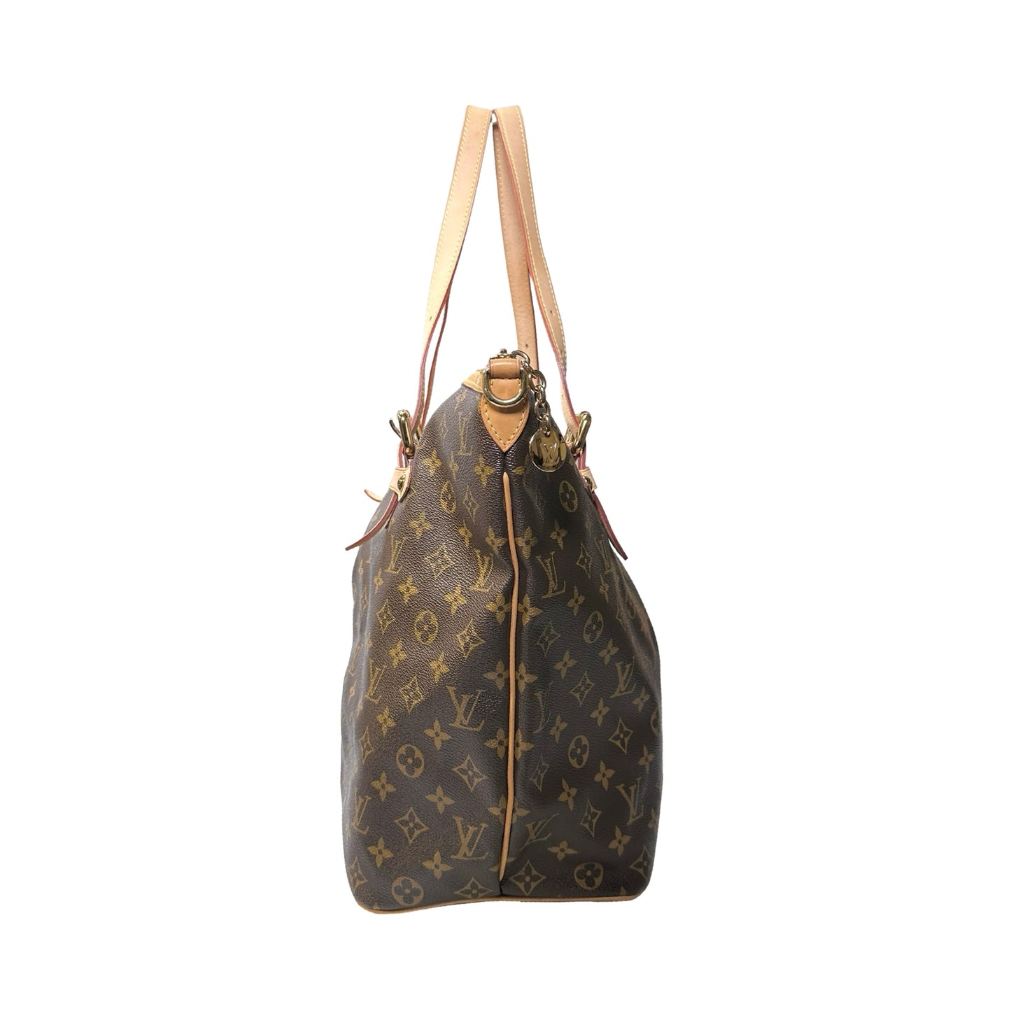 Used LOUIS VUITTON Monogram Palermo GM Shopper Bag Brown GHW