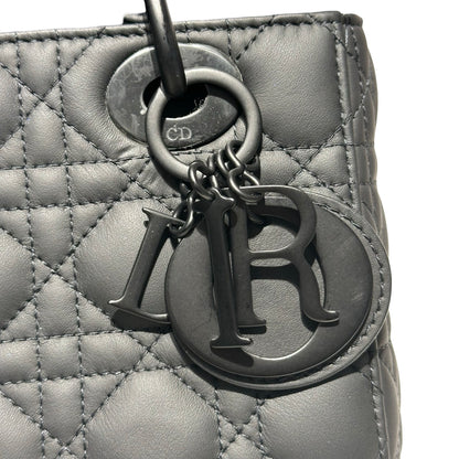 Cross Lambskin SMALL LADY DIOR Two Way Shoulder Bag [101534]