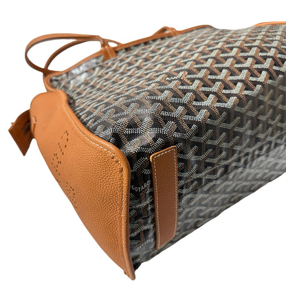 Used GOYARD Hardy PM Tote Bag Brown PHW