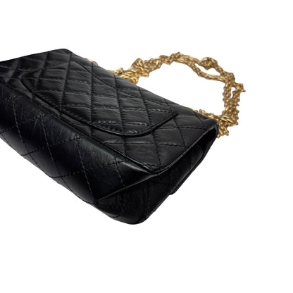 New Chanel Mini 2.55 Shoulder Bag Black GHW