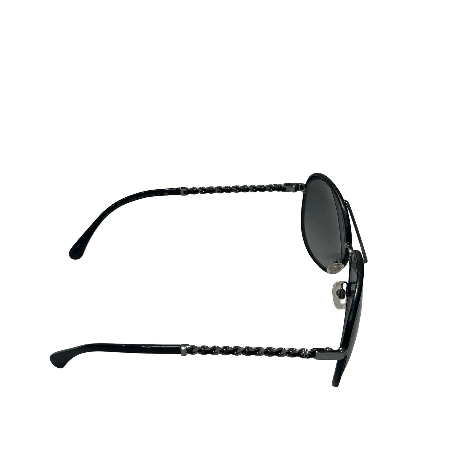 Used CHANEL Sunglasses SUNGLASSES Black