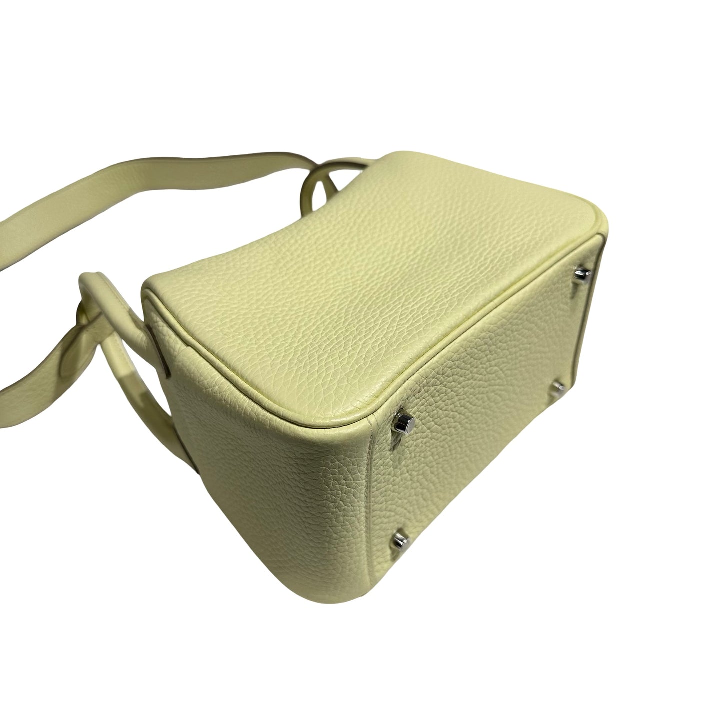 HERMES MINI LINDY I8 YELLOW PHW [3001150]