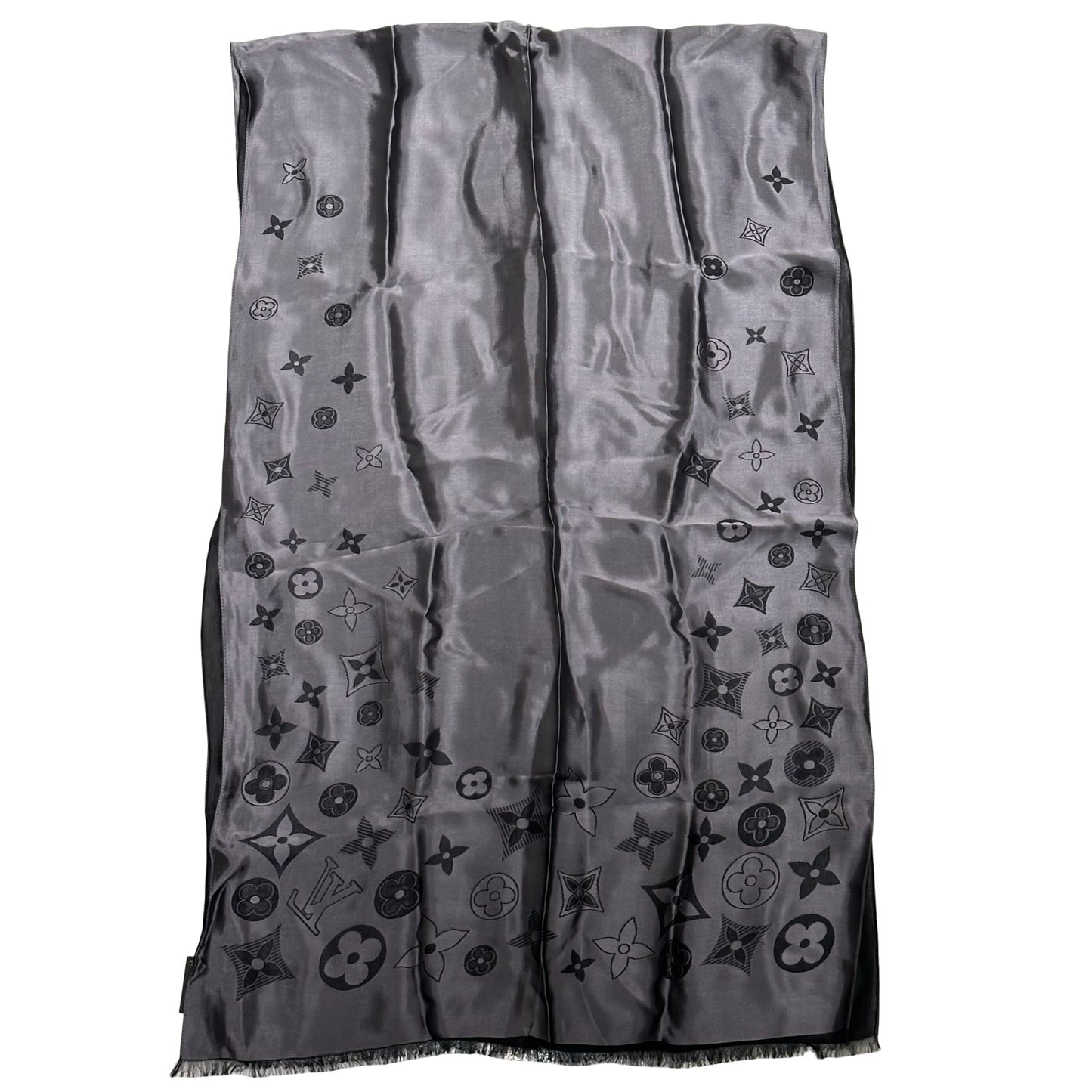 LV SCARF BLACK WHITE [3001206]