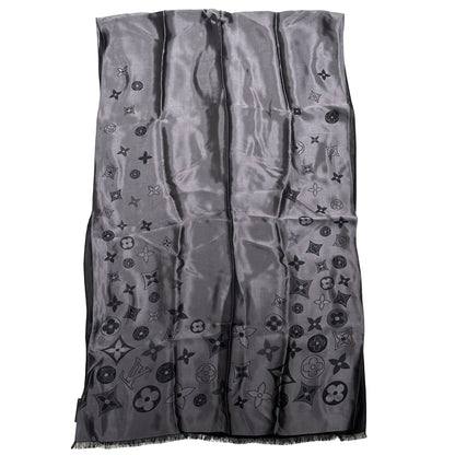 LV SCARF BLACK WHITE [3001206]