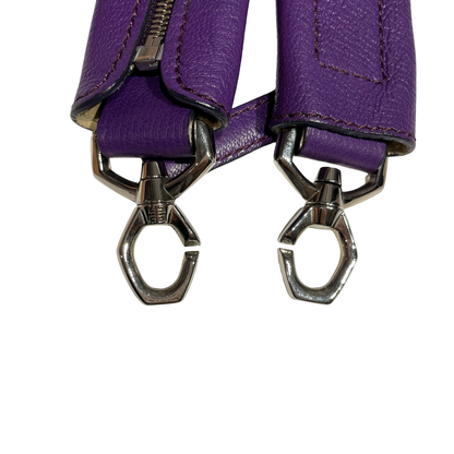 GIVENCHY PURPLE LEATHER SHOULDER BAG [3000658]
