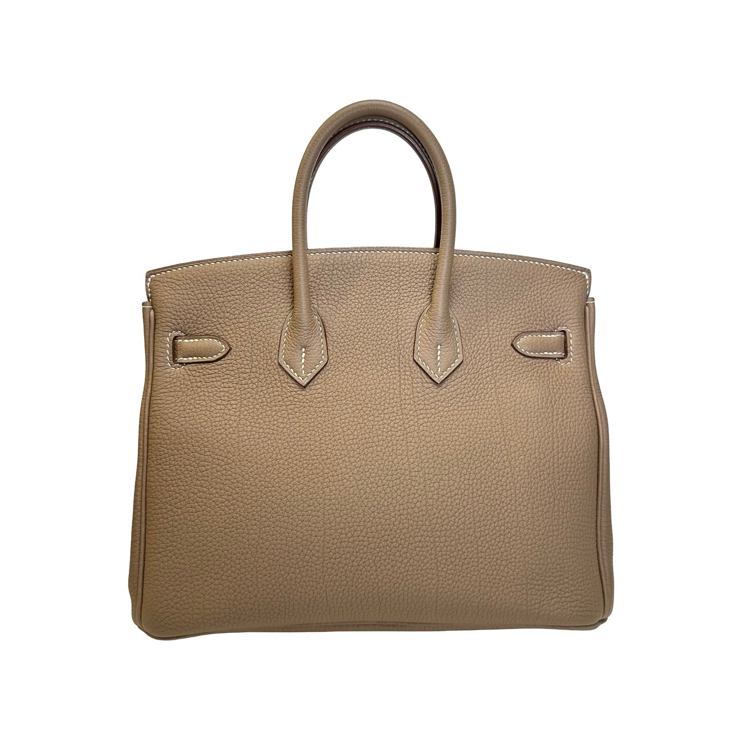 Used HERMES Birkin 25 Handbag Etoupe PHW