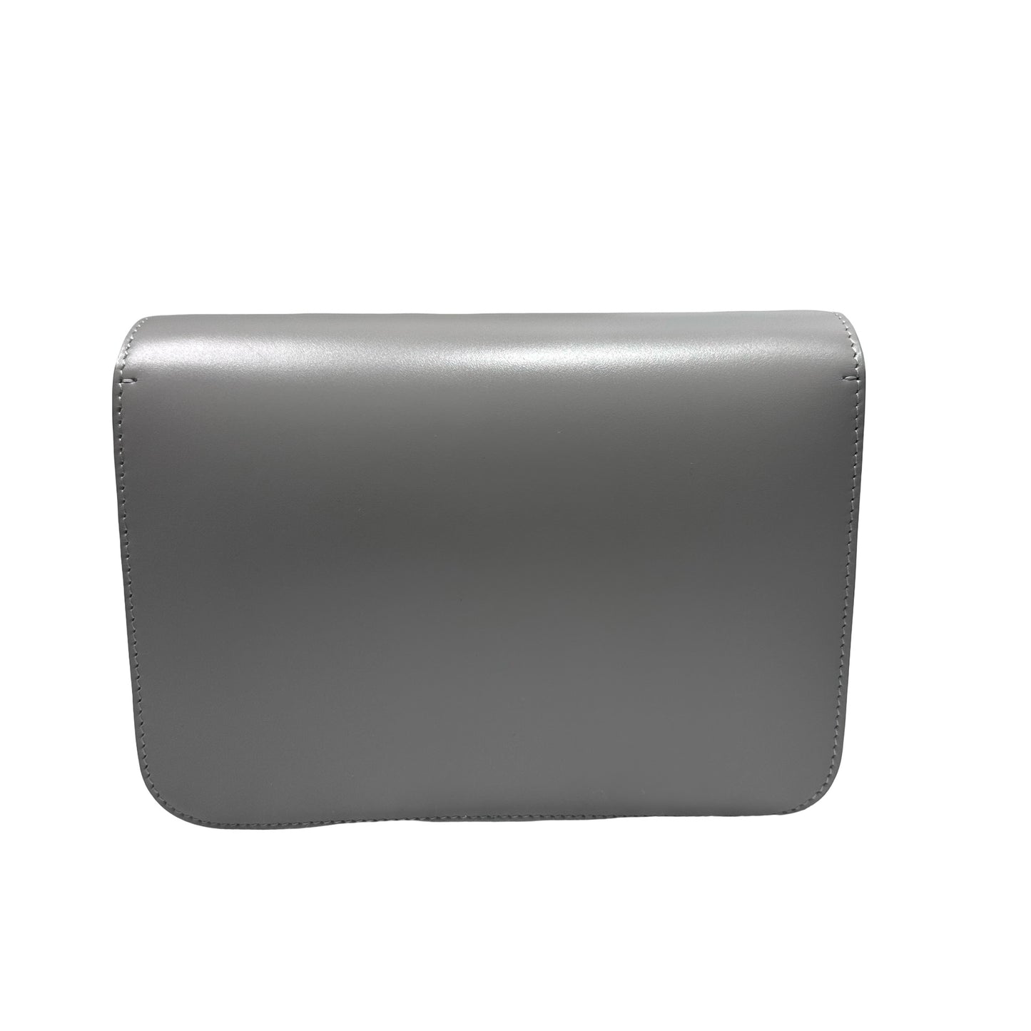 Used BURBERRY Cross Body Bag Grey GHW
