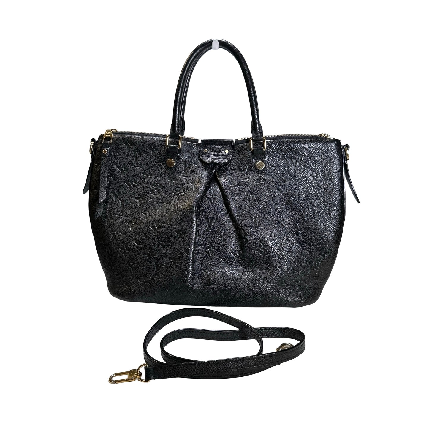 LOUIS VUITTON Monogram Mazarine Tote Bag Black GHW
