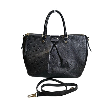 LOUIS VUITTON Monogram Mazarine Tote Bag Black GHW