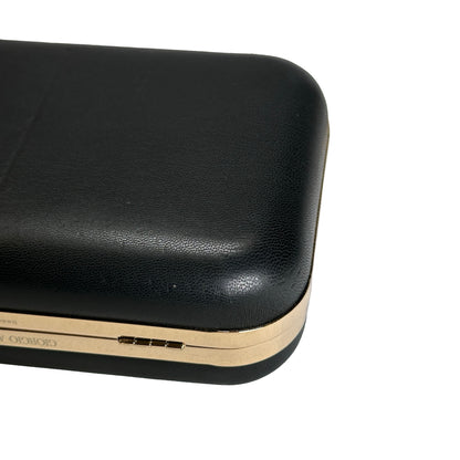 GIORGIO ARMANI Solid Si Perfume and Lipstick Set Clutch Minaudière Black Gold Red