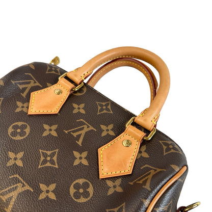 Used LOUIS VUITTON Monogram Canvas Speedy 25 Bandoulière Handbag Brown