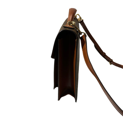 Used LOUIS VUITTON MONCEAU Cross Body Bag Brown GHW