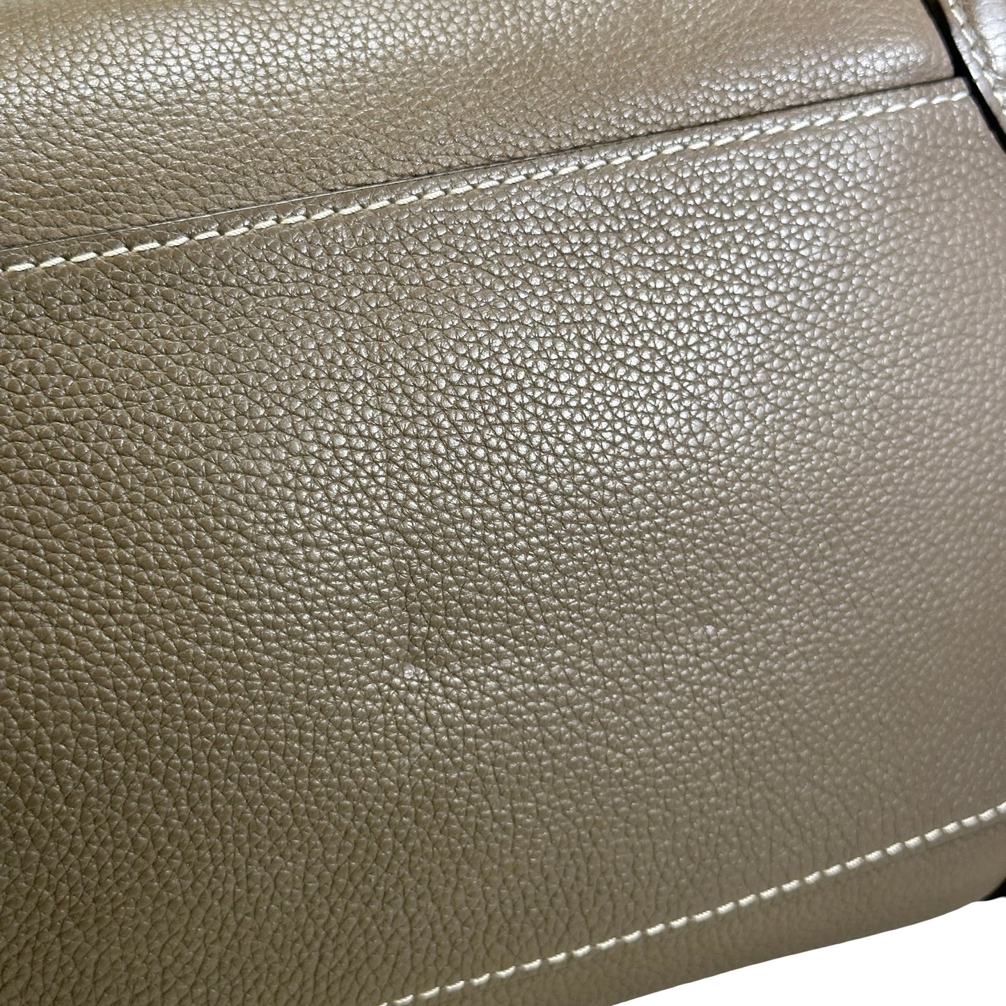 Used CELINE Leather Phantom Handbag Taupe