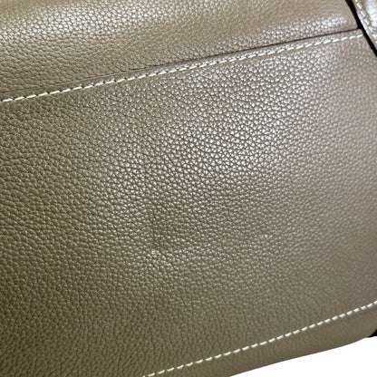 Used CELINE Leather Phantom Handbag Taupe