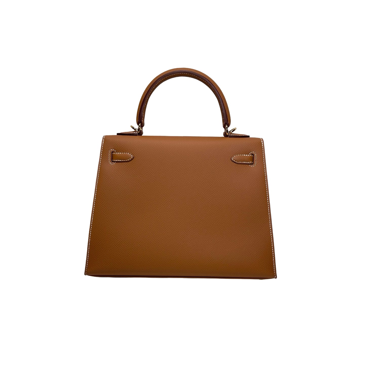 Used Hermès Epsom leather kelly 25 Shoulder Bag Gold GHW