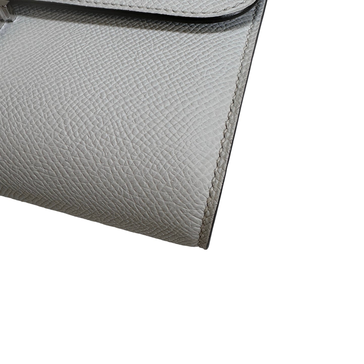 Used HERMES Epsom Constance to go Cross body bag Gris Platine PHW