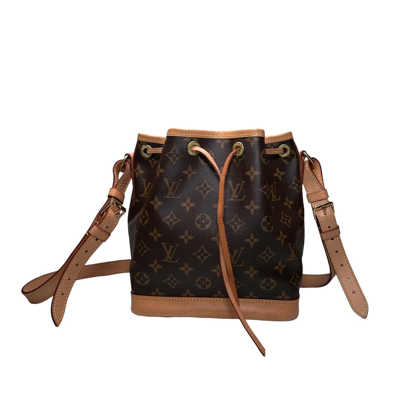 Used LOUIS VUITTON Monogram Neonoe Chain Shoulder Bag Brown GHW