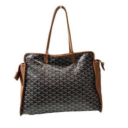 Used GOYARD Hardy PM Tote Bag Brown PHW