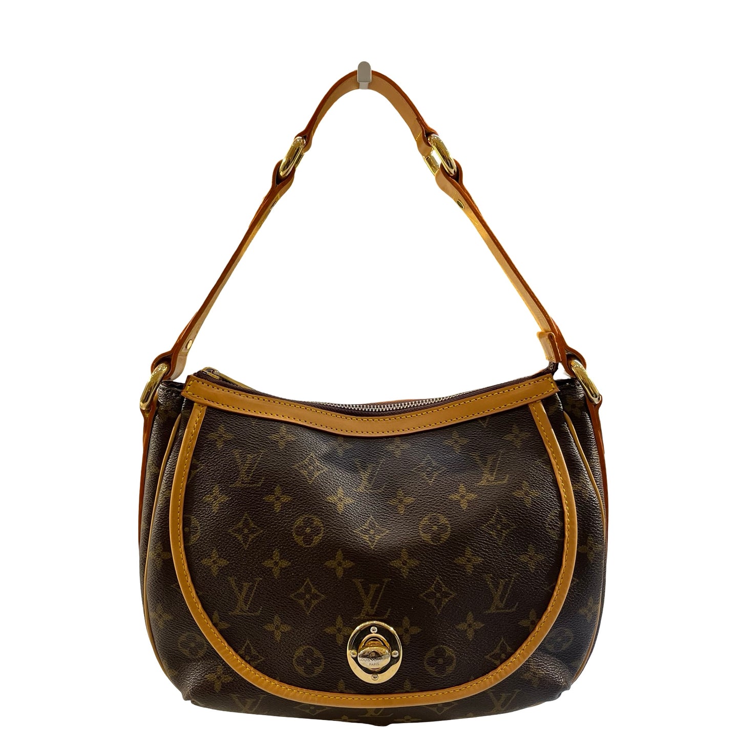 Used LOUIS VUITTON Monogram Tulum GM Shoulder Bag Brown GHW