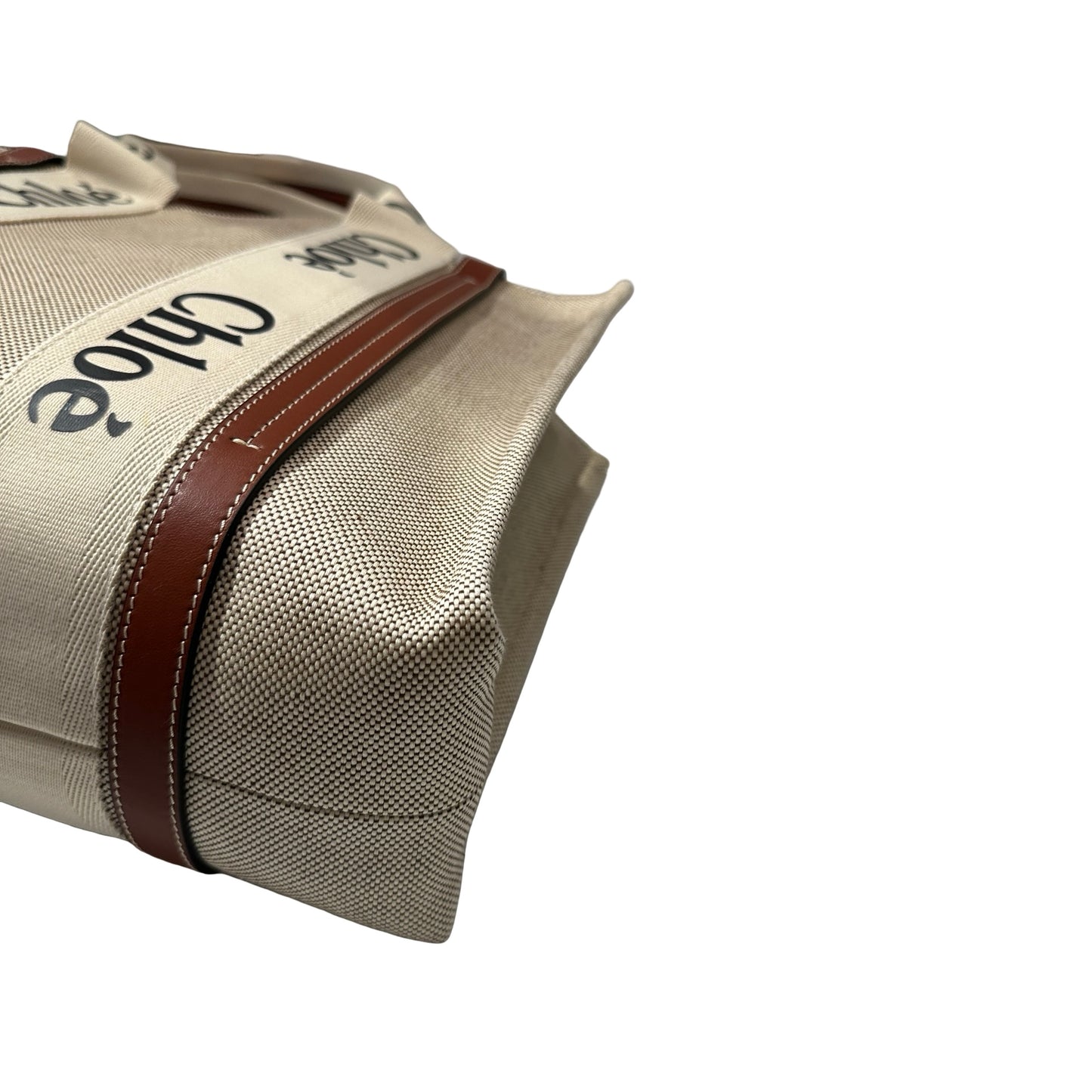 New Chole Medium Tote Tote Bag Beige