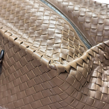 Used BOTTEGA VENETA BRICK TOTE Duffel Bag Brown