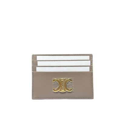 New CÉLINE Card holder Grey GHW