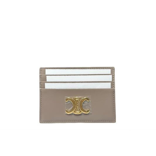 New CÉLINE Card holder Grey GHW