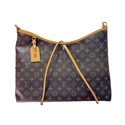 Used LOUIS VUITTON CarryALL PM Shoulder Bag Brown GHW