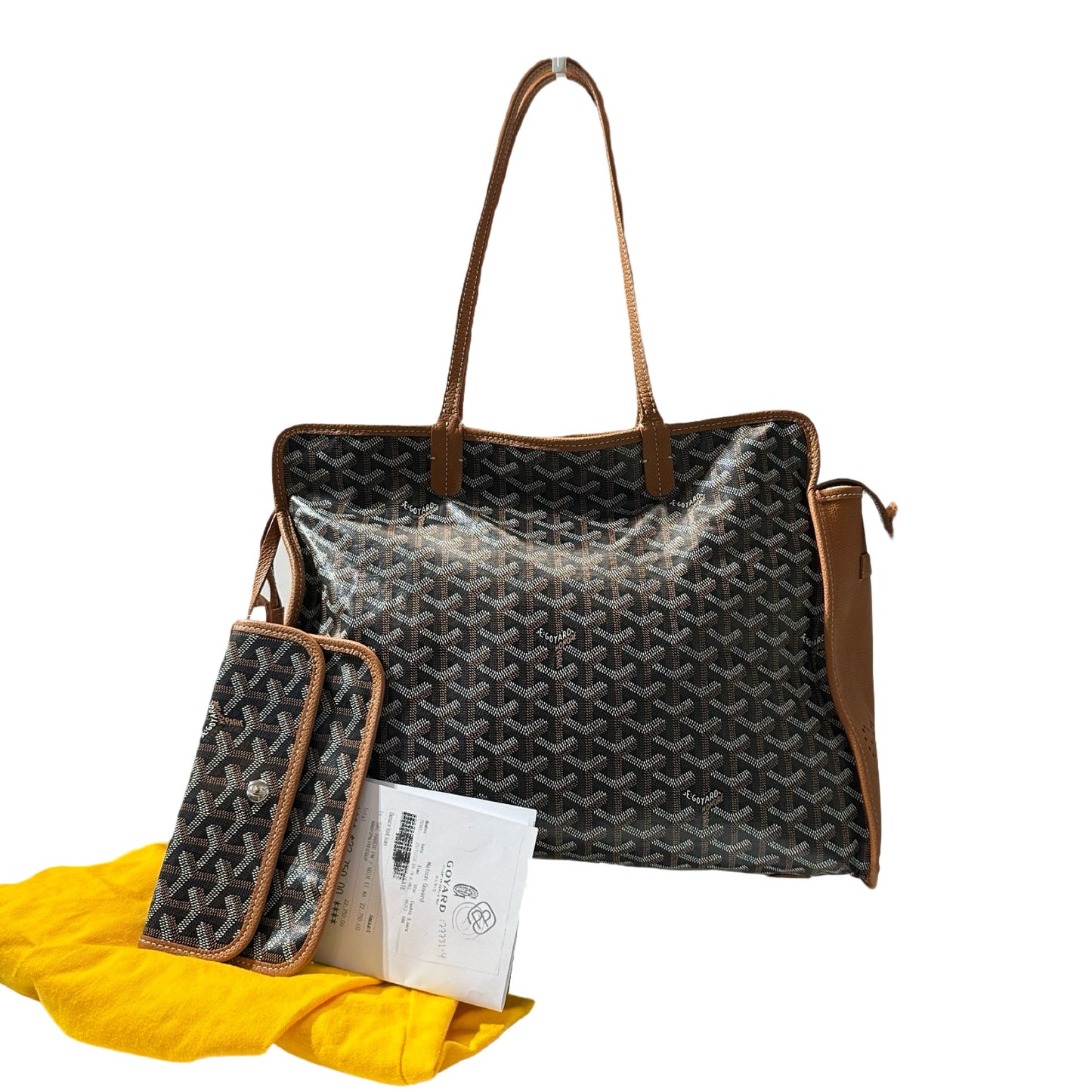 Used GOYARD Hardy PM Tote Bag Brown PHW