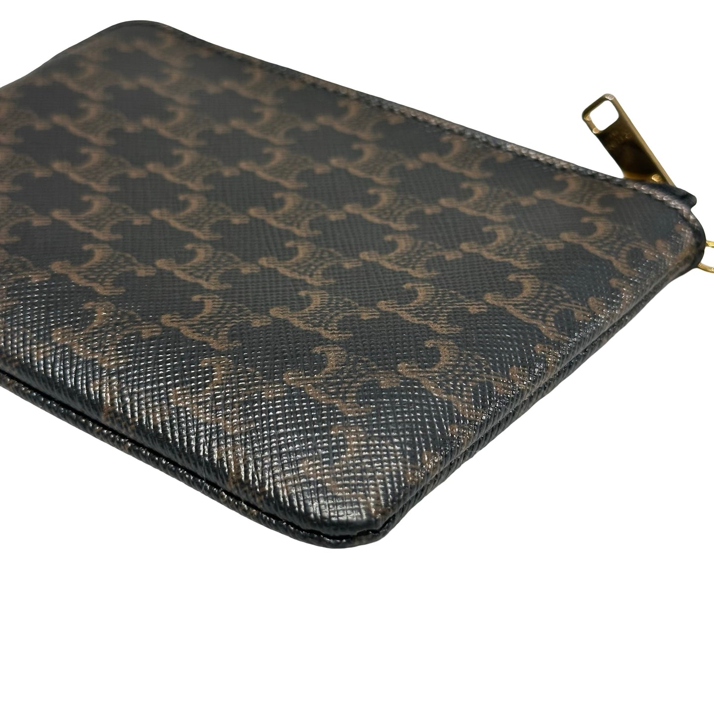 Used CELINE Card case Brown GHW