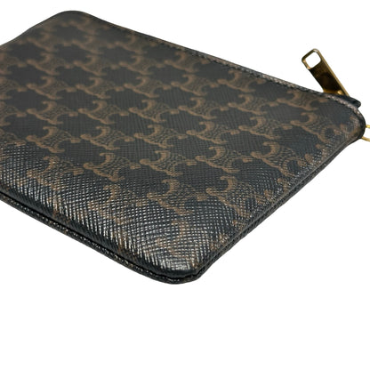 Used CELINE Card case Brown GHW