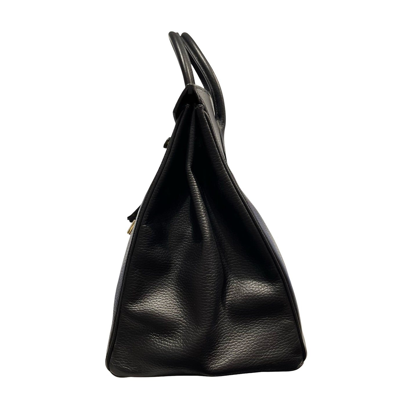 Used HERMES Togo Birkin Handbag Black