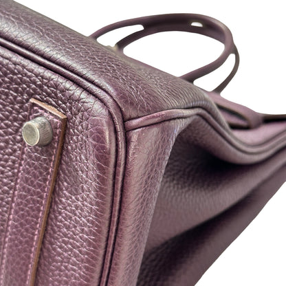 Used Hermès Birkin Handbag Purple PHW