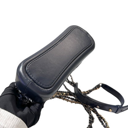 CHANEL Sequins Calfskin Leather Gabrielle small Cross Body Bag
