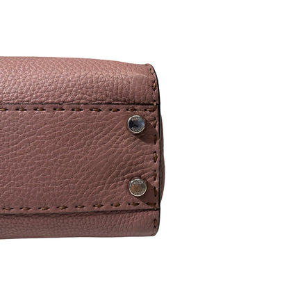 Used Fendi Peekaboo mini Shoulder Bag PHW Pink