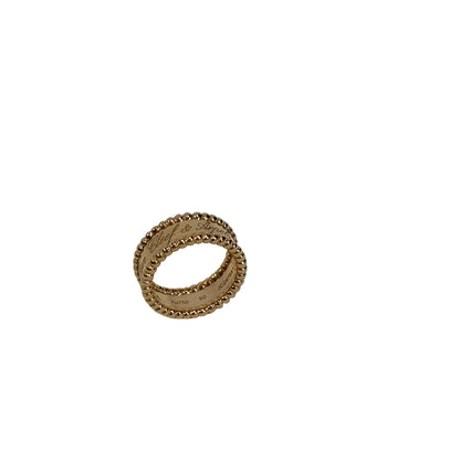 Used VAN CLEEF & ARPELS AU750 Perlee Ring Rose gold