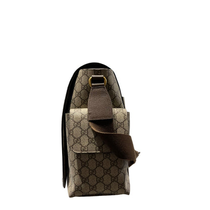 Used GUCCI Canvas Cross Body Bag Brown