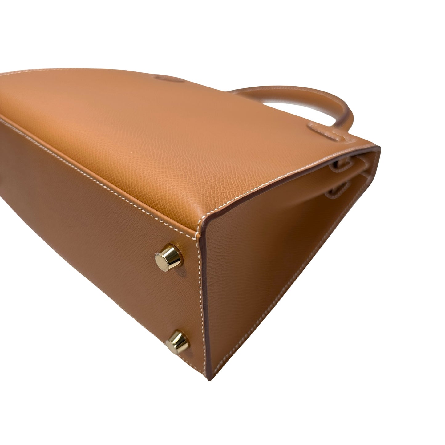 Used Hermès Epsom leather kelly 25 Shoulder Bag Gold GHW