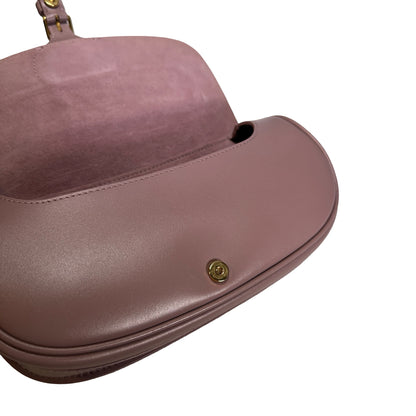 Used DIOR Box Calfskin Dior Bobby Crossbody Bag Rose des Vents